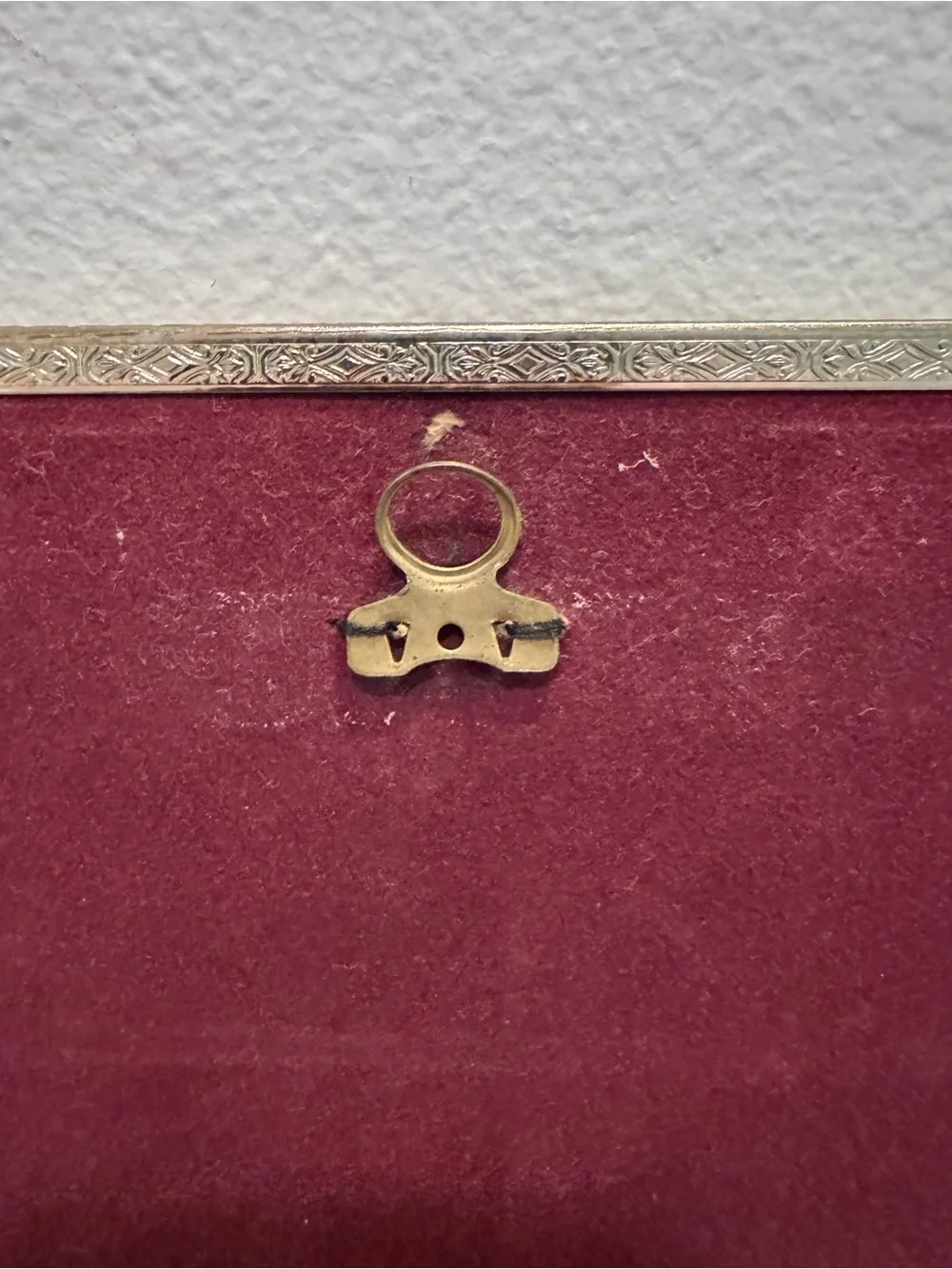 Vintage Brass 8x10 Victorian Style Picture Frame, No easel